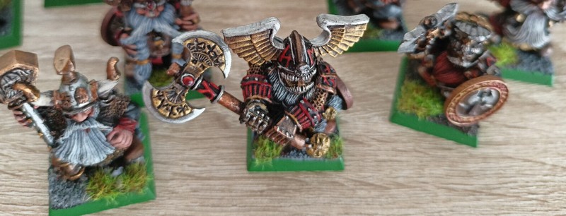 Warhammer Fantasy Auswahl Bemalter Zwerge Metall LangbÃ¤Rte Eisenbrecher Marauder
