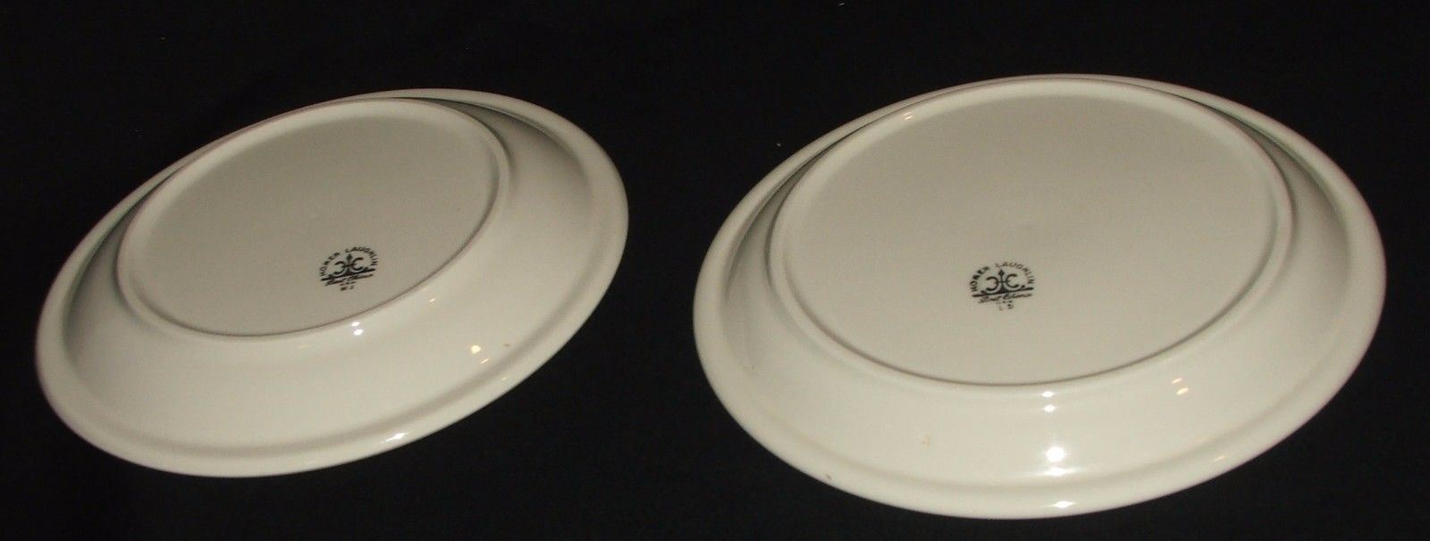 2 Vintage Homer Laughlin Restaurant Ware Brown Floral Dinner Plates Replacement
