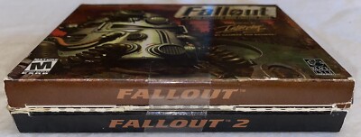 Fallout 1 (1997) Fallout 2 (1998) Dual Jewel PC Windows 2 Game Bundle