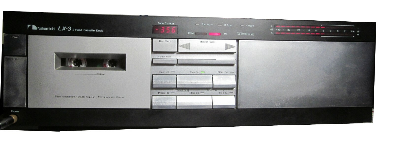 ナカミチ Nakamichi カセットデッキ LX-3 回転しないジャンク品です 