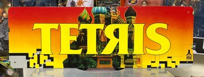 Tetris Arcade Sign, Classic Arcade Game Marquee Tin Sign
