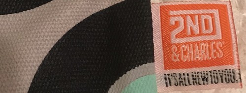 Good Looking 2nd & Charles Vinyl Tote, New with Tag, Made in China