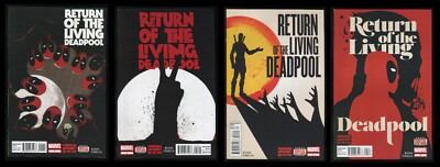 Return of the Living Deadpool Comic Set 1-2-3-4 Lot Walking Dead Zombies Undead 