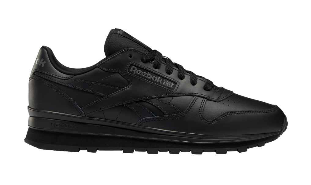 REEBOK MENS BLACK SNEAKER 100046160 CLASSIC LEATHER CLIP GX9728 REEBOK MENS BLACK SNEAKER 100046160 CLASSIC LEATHER CLIP GX9728