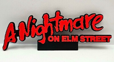 A Nightmare on Elm Street 1 v2 Movie Plaque