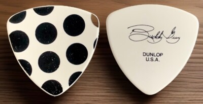 BUDDY GUY Guitar Pick BLACK Polka Dot Tour Pic Picks Plectrum