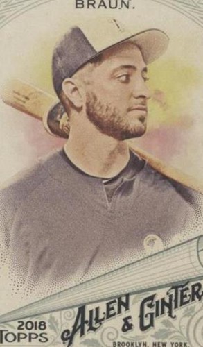 2018 Topps Allen & Ginter - Ryan Braun #80