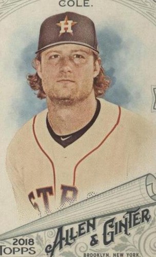 2018 Topps Allen & Ginter - Gerrit Cole #219