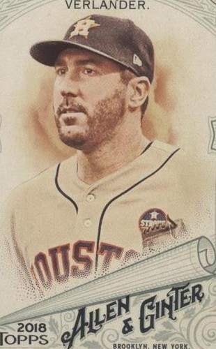 2018 Topps Allen & Ginter - Justin Verlander #275