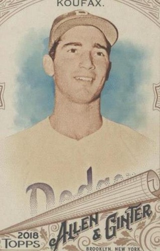 2018 Topps Allen & Ginter - Sandy Koufax #200