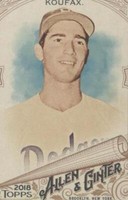 2018 Topps Allen & Ginter - Sandy Koufax #200