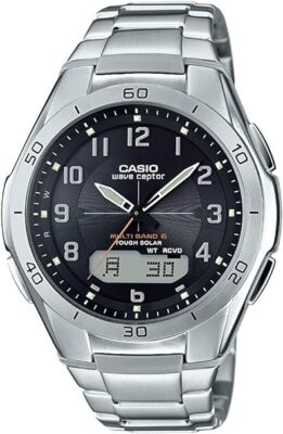 CASIO WVA-M640D-1A2JF wave ceptor solar radio clock Japan Import NEW