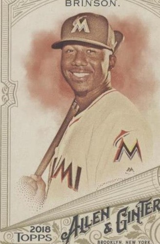2018 Topps Allen & Ginter - Lewis Brinson #305