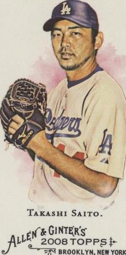 2008 Topps Allen & Ginter's - Takashi Saito #54