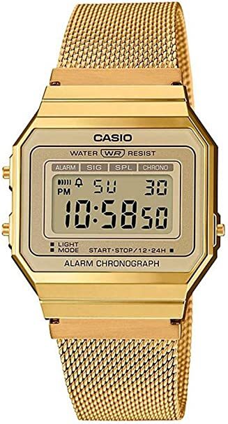 CASIO カシオデジタル腕時計 A700W ゴールド美品Classic男女兼用 CASIO - ☆カシオ 腕時計 デジタルウォッチ ゴールド A700WEVG