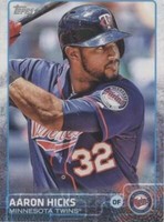 2015 Topps Mini - Aaron Hicks #457