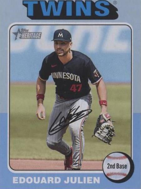 2024 Topps Heritage Mini - Edouard Julien #32