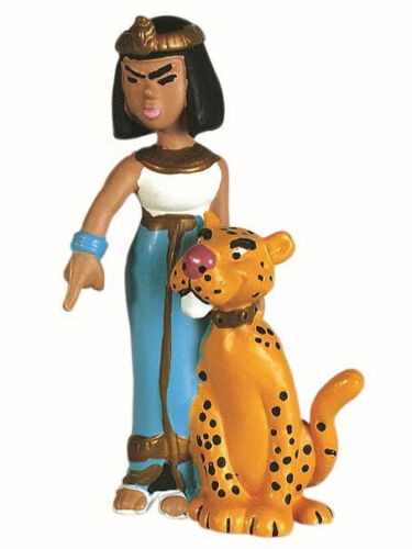 Figurita De Colección De Astérix Y Obélix Cleopatra Y Su Pantera 6 Cm 605135 - Imagen 1 de 1