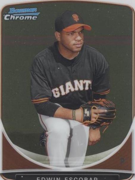 2013 Bowman Chrome - Эдвин Эскобар #BCP117