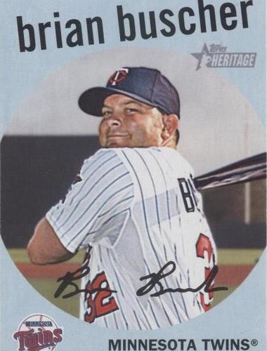 2008 Topps Heritage - Brian Buscher #538
