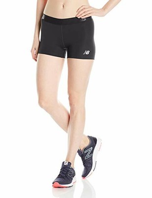 

Женские шорты New Balance Accelerate, черные, очень большого размера, Черный