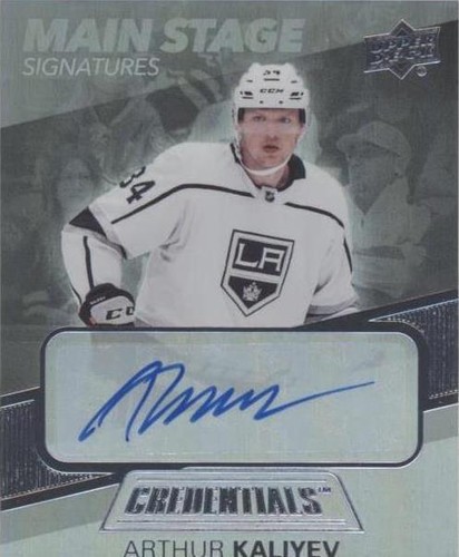 2021-22 Upper Deck Credentials - Arthur Kaliyev #BTS-AK