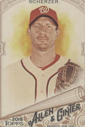 2018 Topps Allen & Ginter - Max Scherzer #40