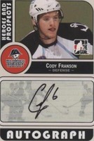 2008-09 In the Game Heroes and Prospects - Cody Franson #A-CF