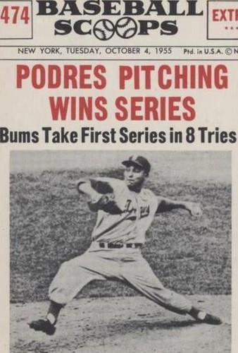1961 Nu-Cards Baseball Scoops - Johnny Podres #474
