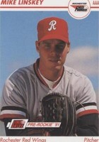 1991 Line Drive Pre-Rookie - Mike Linskey #468