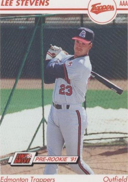 Line Drive 1991 pre-novato - Lee Stevens #170