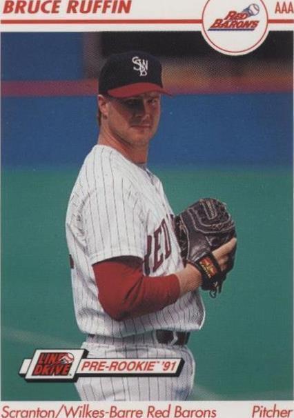 1991 Line Drive Pre-Rookie - Bruce Ruffin #494
