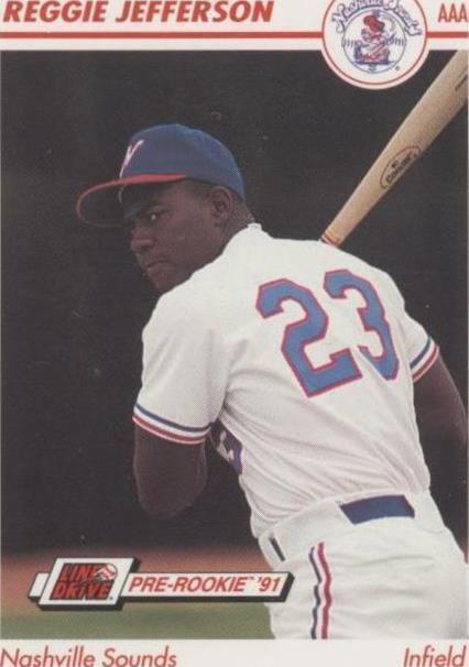 Line Drive 1991 pre-novato - Reggie Jefferson #263