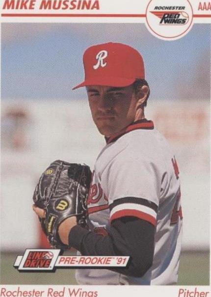 Line Drive 1991 pre-novato - Mike Mussina #462