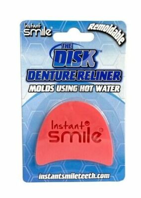 The New Remoldable Disk Denture Reliner by Instant Smile