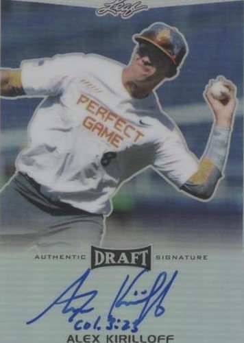 2016 Leaf Metal Draft - Alex Kirilloff #BA-AK2