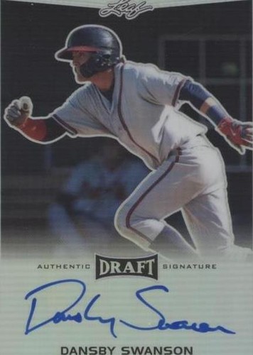 2016 Leaf Metal Draft - Dansby Swanson #BA-DS1