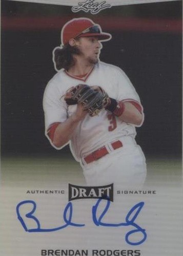 2016 Leaf Metal Draft - Brendan Rodgers #BA-BR1
