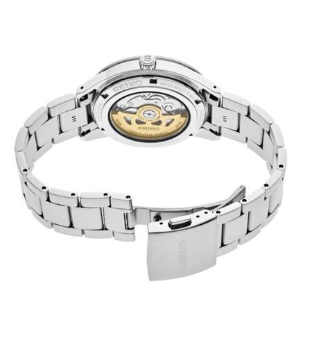 Pre-owned Seiko Presage 60s Style Steel Bracelet Men's Watch Ssa425 (fedex 2 Day Ship)