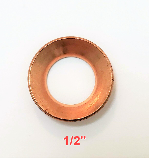 Copper FLARE Fitting GASKETS 45° FLARE: 3/16"; 1/4"; 3/8";  1/2"; & 5/8" *USA