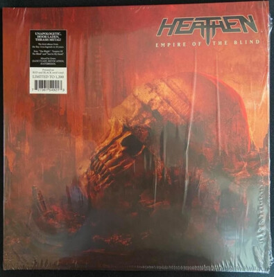 Heathen  - Empire Of The Blind 2 LP Colored Vinyl Album NEW Thrash Metal Record