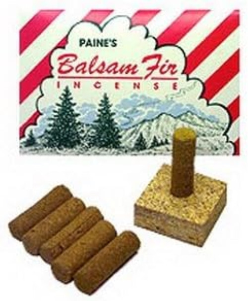 50 pcs Balsam Fir Incense Logs Paine's natural USA made Christmas Tree Holiday