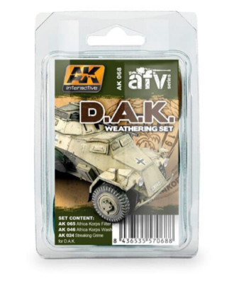 AK Interactive AFRIKA KORPS WEATHERING Set Weathering  AK-068