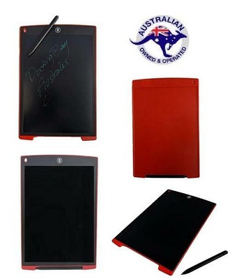 LCD Electronic Writing Tablet Board 8.5'' Inch eWriter Doodle Pad Message Red A11