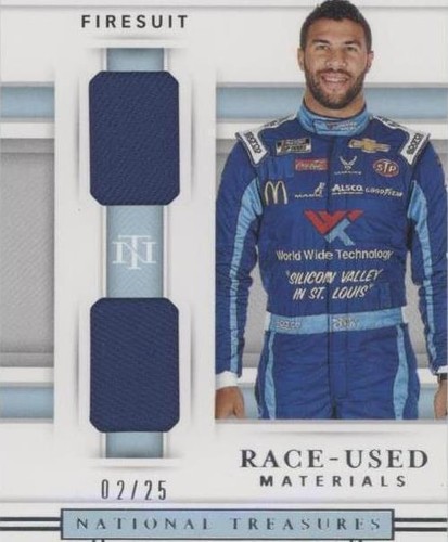2020 Panini National Treasures - Bubba Wallace #DRU-BW