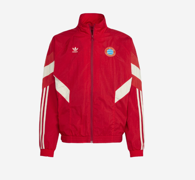 adidas FC Bayern München ジャケット レッド Mens Adidas Track FC Bayern Munchen Jacket Red Size Small