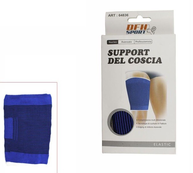 Fascia Elastica Ortopedica Coscia Gamba Sport Tutore Quadricipiti dfh