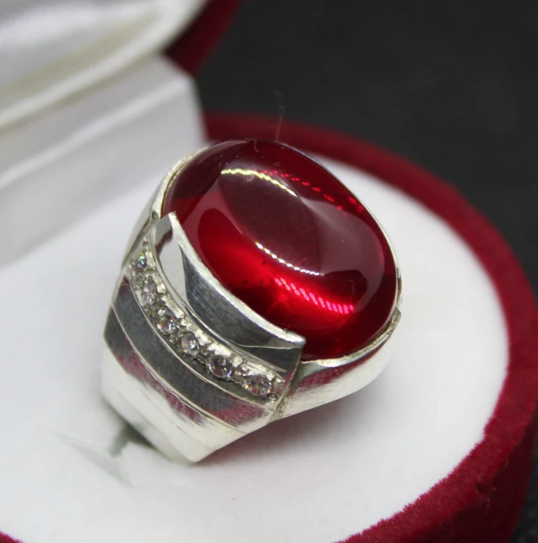 Ruby　inomata リング② 2-20-carat-burmese-ruby-stud-