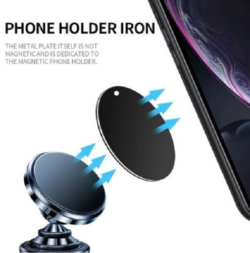 Metal Plates Adhesive Sticker Replace For Magnetic Car Mount Phone Holder