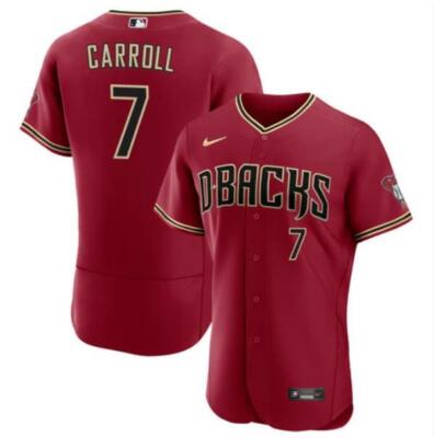 Corbin Carroll Diamondbacks Men stitched Jersey White / Crimson